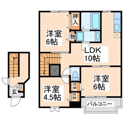 エクセルコートⅢの物件間取画像